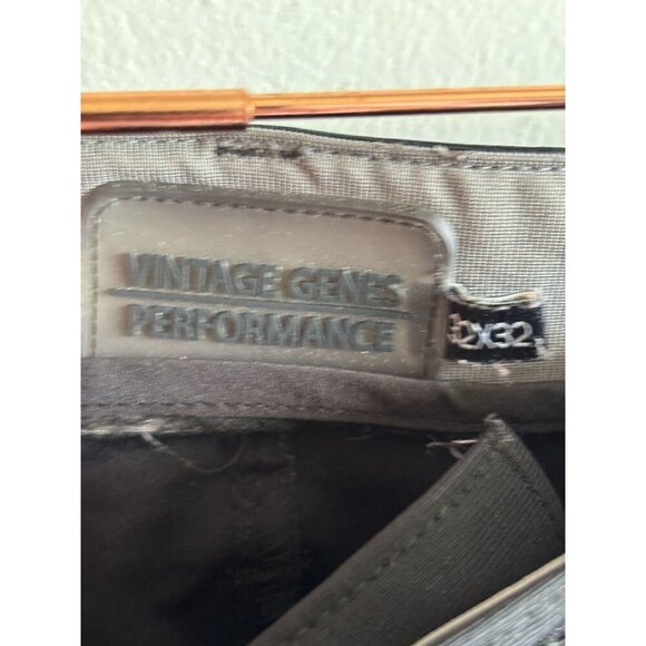 Vintage Genes Performance Mens Classic Fit Straight Leg Pants Black Size 32x32 - Picture 4 of 9